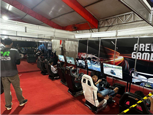 Arena Gamer montada na Feira Nacional da Uva e do Vinho em Planaltina
