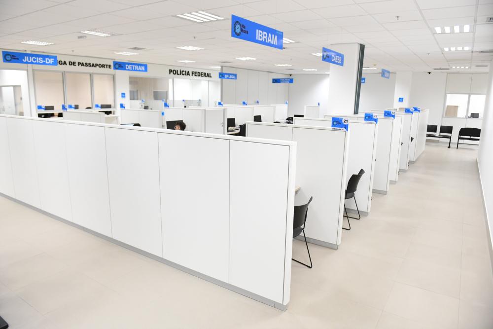 Área de atendimento do Na Hora Empresarial em Brasília